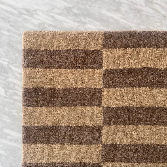 Accents | Checkered Two Tone Rug | Poshmark